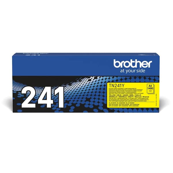 Brother TN241Y - Gul - original - tonerkassett - för Brother DCP-9015, DCP-9020, HL-3140, HL-3150, HL-3170, MFC-9140, MFC-9330, MFC-9340