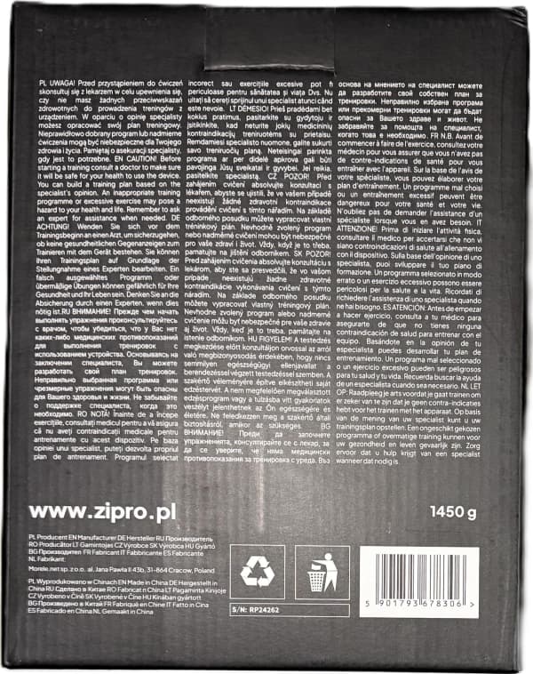 Gymnastikbold Anti-Burst 75 cm sort
