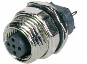 Harting 21 03 341 2530, Skruv, M12, guld, 1.5 kV, 50 V