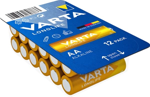 Varta Longlife 4106 - Paristo 12 x AA-tyyppi - alkaliparisto (alkalinen)