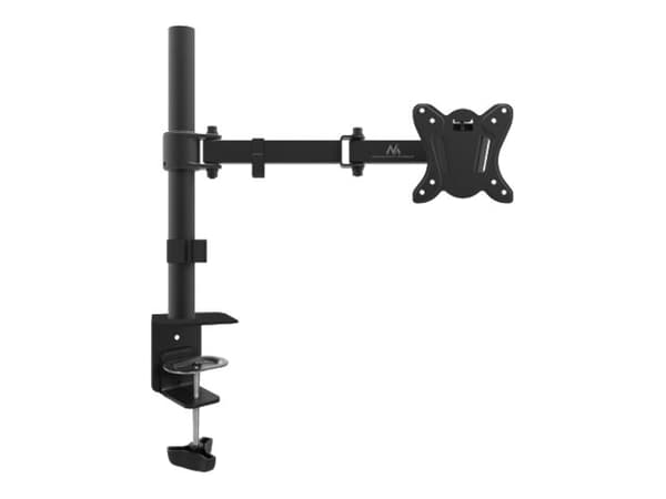 Maclean MC-690 - Monteringssats - justerbar arm - för LCD-display - aluminium - svart - skärmstorlek: 18"-27" - disk-monteringsbar Svart