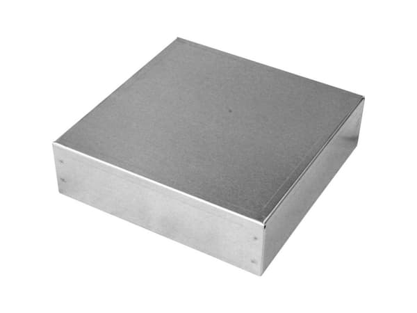 Hammond Electronics 1444-772 Kabinet-chassis (L x B x H) 178 x 178 x 51 mm Aluminium Natur 1 stk
