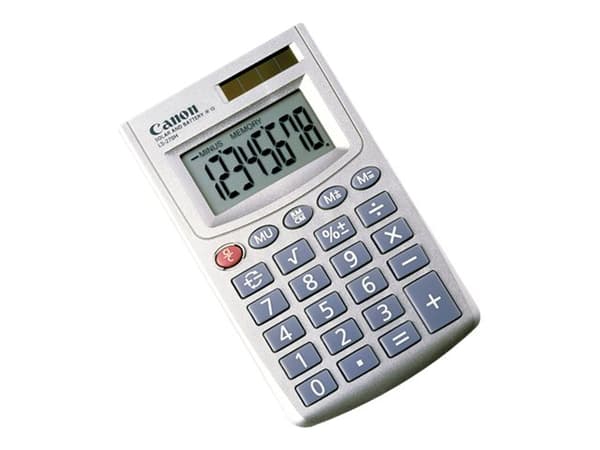 Canon LS-270H - Fickkalkylator - 8 siffror - solcellspanel, batteri