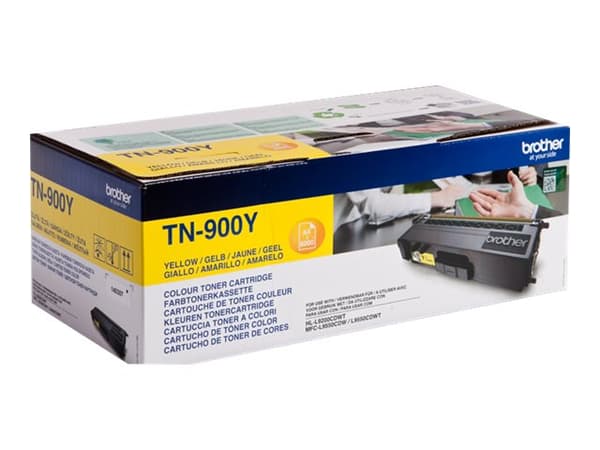 Brother TN900y - Gul - original - tonerpatron - for Brother HL-L9200CDWT, HL-L9300CDWT, HL-L9300CDWTT, MFC-L9550CDW, MFC-L9550CDWT