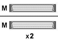 HP - Intern SCSI-kabel - SE - HD-68 (hane) till HD-68 (hane) - 90 cm - för NetServer LH3, LH4, LH4r, LH6000