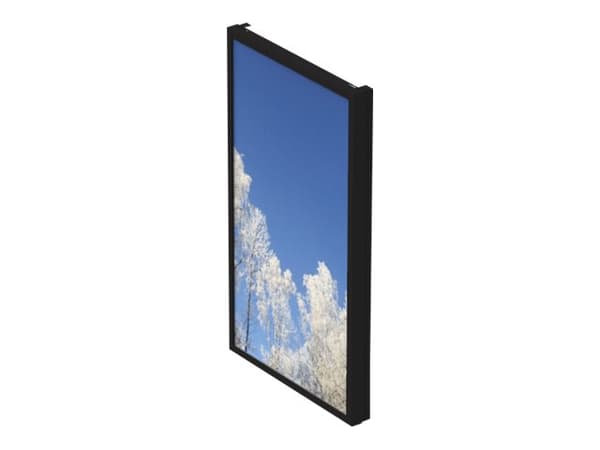 HI-ND Wall Casing PROTECT 32" Portrait - Monteringssett (hylster) - for LCD-skjerm - polykarbonat - svart, RAL 9005 - skjermstørrelse: 32" - veggmont