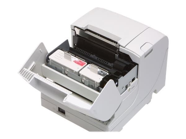 Epson TM J7200 - Kvitteringsskriver - ink-jet - Rull (8,3 cm), 230 x 297 mm - inntil 98 mm/sek - USB 2.0, LAN - kutter - hvit