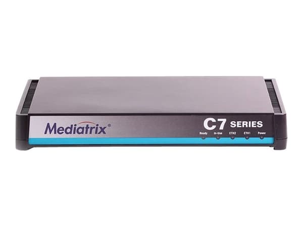 Mediatrix C710 - VoIP-gateway - ISDN, 100Mb LAN - analoga portar: 2