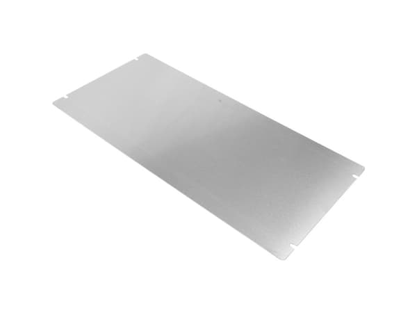 Hammond Electronics 1434-178 Gulvplade (L x B x H) 432 x 203 x 1 mm Aluminium Natur 1 stk