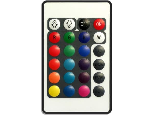 Nanoxia NXRGBC, Trådlös, Svart, Vit, Knappar, IR trådlös, 12 V, 3x 2 A