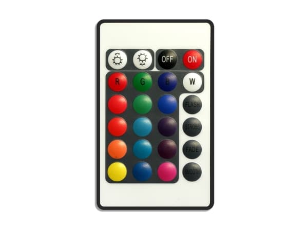 Nanoxia NXRGBC, Trådlös, Svart, Vit, Knappar, IR trådlös, 12 V, 3x 2 A