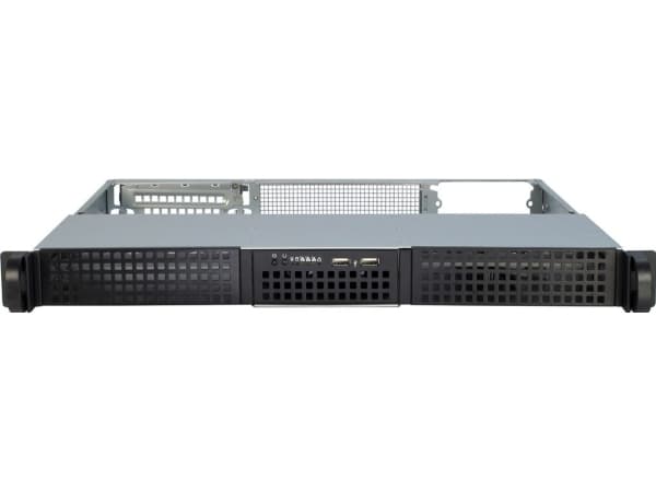 Inter-Tech IPC 1U-10240 - Rackmonterbar - 1U - ATX - ingen strømforsyning (FlexATX) - USB