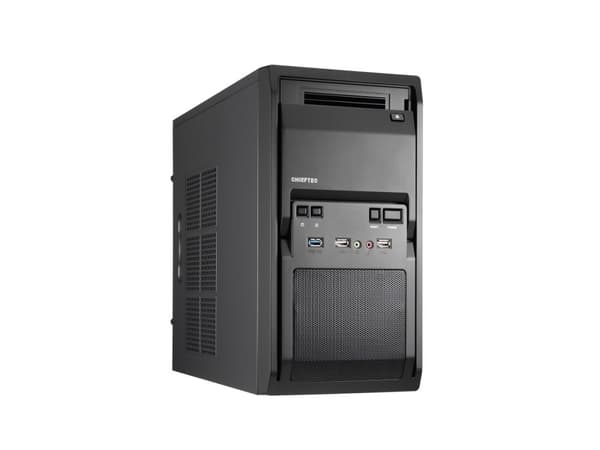 Chieftec LIBRA Series LT-01B - Tower - mikro ATX - ingen strømforsyning (ATX) - USB/lyd