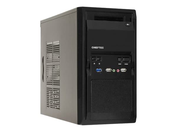 Chieftec LIBRA Series LT-01B - Tower - mikro ATX - ingen strømforsyning (ATX) - USB/lyd