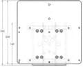 Miniatyrbilde 4 av 4: Raytec - Adapterplate for strømforsyning - stangmonterbar