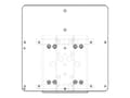 Miniatyrbilde 1 av 4: Raytec - Adapterplate for strømforsyning - stangmonterbar