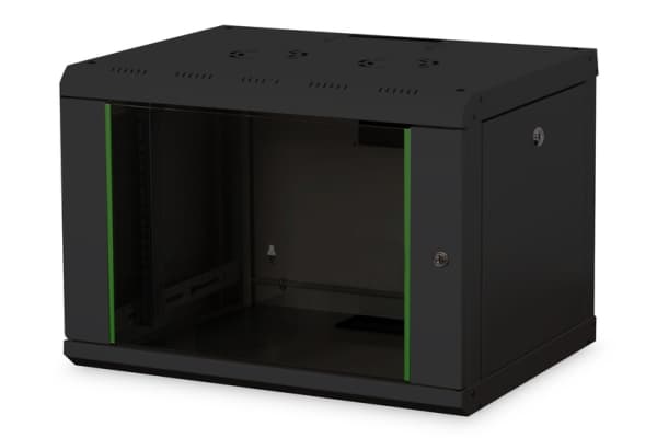 DIGITUS Dynamic Basic DN-19 07-U-EC-SW - Rack skåp - väggmontering - RAL 9005 - 7U - 19"