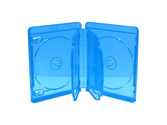 MediaRange BOX38-6-30, DVD-etui, 6 disker, Blå, Plast, 120 mm, 134 mm