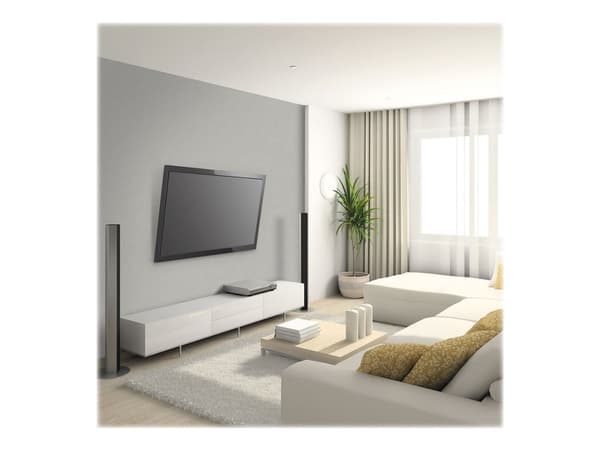 Barkan E410+ - Brakett - for kurvet LCD-TV - låsbar - svart - skjermstørrelse: 32"-90" - veggmonterbar