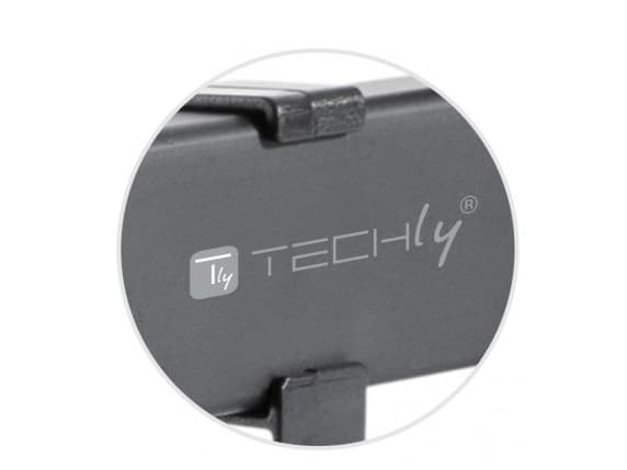 TECHly - Monteringssett (veggmontering) - full bevegelse - for LCD-TV - solid stål - skjermstørrelse: 13"-42"