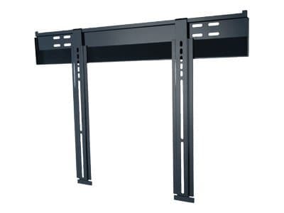 Peerless Slimline Universal Ultra-Thin Flat Wall Mount SUF650P - Monteringssett (veggplate, brakettadapter) - for flatpanel - kaldvalset stål - høygl Sort
