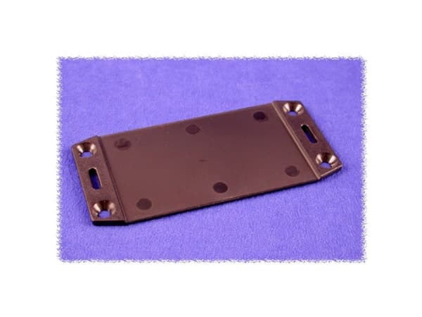 Hammond Electronics 1591FUBK Flangeplade (L x B) 145 mm x 117 mm ABS Sort 1 stk