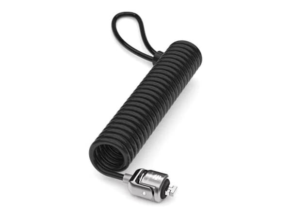 Compulocks Universal PC Laptop Coiled Cable Lock Security Solution - Säkerhetskabellås - 1,52 m
