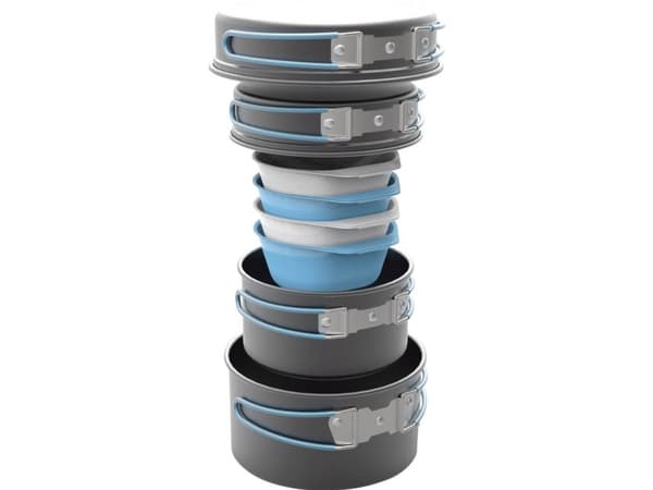 Highlander Camping Keittoastiat Apex 1 setti CP211 Alumiini, muovi
