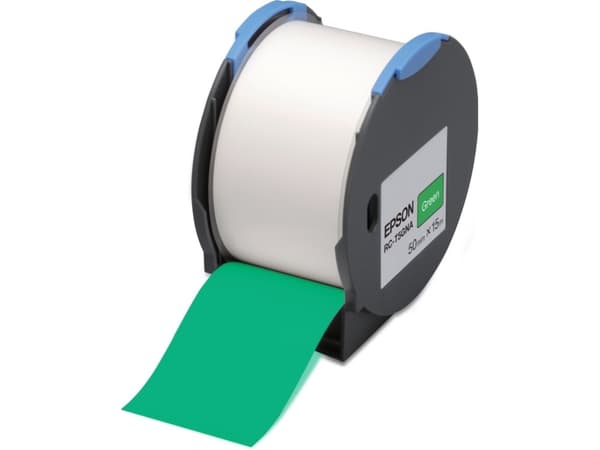 Epson RC-T5GNA - Polyolefin - självhäftande - grön - Rulle (5 cm x 15 m) 1 rulle (rullar) plasttejp - för LabelWorks Pro100