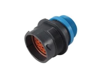 TE Connectivity HDP24-24-29PE-L015, HDP24, Sort, Blå, Hunkjønn, Rett, 50,8 mm, 47,6 mm
