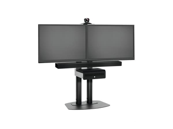 Vogel's Professional Connect-it PFA 9113 - Monteringskomponent (låseskap) - for videokonferansesystem - svart/sølv - vognmonterbar, gulvstativmonterb
