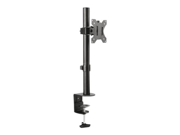 Maclean MC-751 - Monteringssett - for TV og skjerm - solid aluminium - svart pulverjakke - skjermstørrelse: 13"-32" - skrivebordsmonterbar