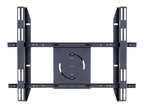 Multibrackets M Public Display Stand Single Screen Mount - Monteringskomponent (montering) - för platt panel - stål - svart - monterbar på golvstativ