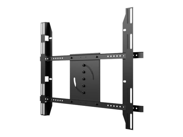 Multibrackets M Public Display Stand Single Screen Mount - Monteringskomponent (montering) - för platt panel - stål - svart - monterbar på golvstativ