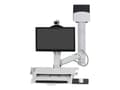 Miniatyrbild 5 av 5: Ergotron StyleView - Monteringssats (CPU-hållare, tangentbordsfack, monitorfäste) - för LCD-skärm/PC-utrustning - liten CPU-hållare - aluminium, kval
