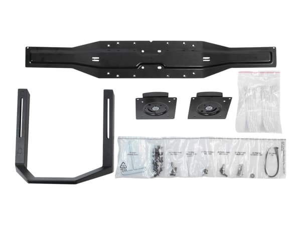 Ergotron - Monteringskomponent (håndtak, dobbel skjermfeste) - for 2 LCD-skjermer - svart - skjermstørrelse: 22"-26" - for P/N: 45-296-026, 45-304-02