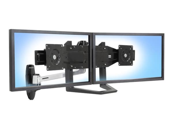 Ergotron - Monteringskomponent (handtag, dubbelt bildskärmsfäste) - för 2 LCD-bildskärmar - svart - skärmstorlek: 22"-26" - för P/N: 45-296-026, 45-3