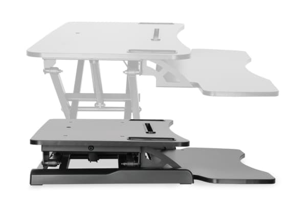 DIGITUS Ergonomic Workspace Riser DA-90380-1 - Ställ - för LCD-skärm/PC-utrustning - svart - skrivbord