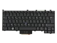 Dell - Ersättningstangentbord för bärbar dator - AZERTY - fransk - svart