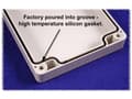 Miniatyrbild 1 av 3: Hammond Electronics 1554EGASKET Tætning Silikone Sort 2 stk
