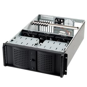 FANTEC TCG-4880X07-1 - Kan monteras i rack 4U - utökad ATX - ingen strömförsörjning (ATX12V / EPS12V) - svart