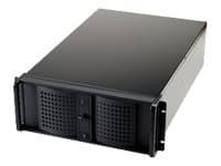 FANTEC TCG-4880X07-1 - Kan monteras i rack 4U - utökad ATX - ingen strömförsörjning (ATX12V / EPS12V) - svart Svart