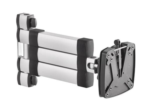 Novus 968+0119+001, Armfäste för plattskärm, Antracit, Silver, Gjuten aluminium, 10 kg, 75 x 75,100 x 100 mm, 0 - 180°