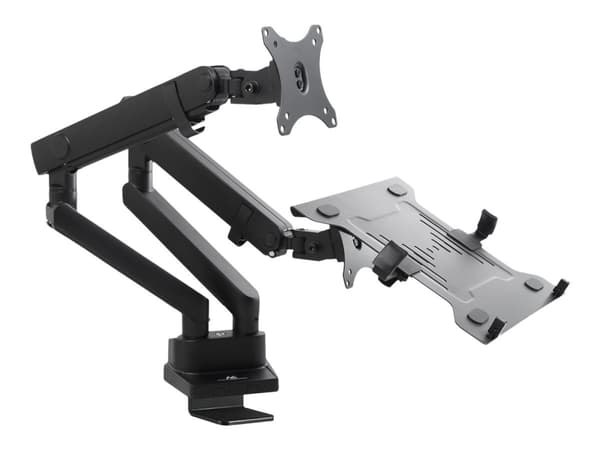 Maclean MC-813 - Monteringssats - justerbar arm - för LCD-bildskärm/bärbar dator - aluminium, stål - skärmstorlek: 17"-32" - disk-monteringsbar