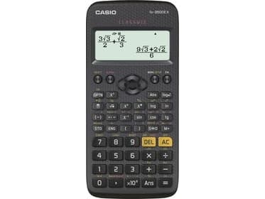 Casio FX-350CE X, Työpöytä, Funktiolaskin, Akku, Musta