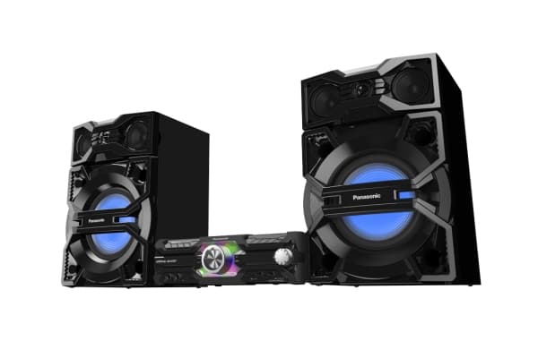 Panasonic SC-MAX3500, Hjemmelydanlegg (mini), Sort, 2000 W, 3-veis, FM, 4 GB