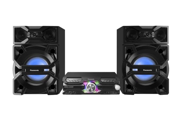 Panasonic SC-MAX3500, Hjemmelydanlegg (mini), Sort, 2000 W, 3-veis, FM, 4 GB