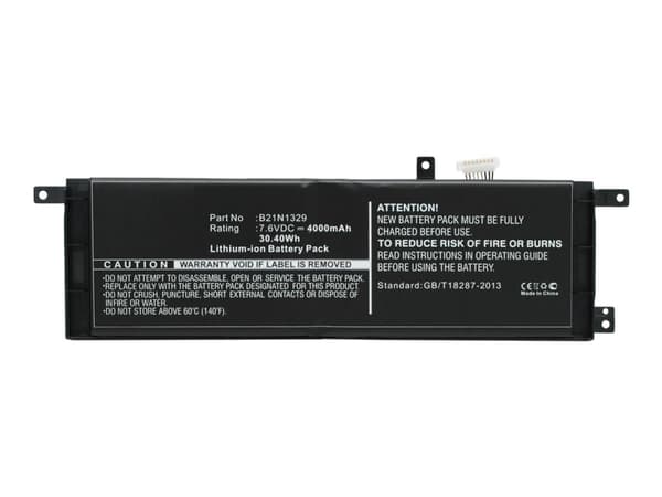 CoreParts - Batteri til bærbar PC - litiumion - 4000 mAh - 30.4 Wh - svart - for ASUS F453MA