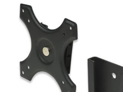 Manhattan 422840, 15 kg, 25,4 cm (10"), 55,9 cm (22"), 75 x 75 mm, 100 x 100 mm, Sort