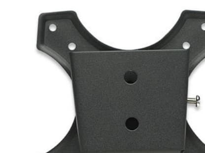 Manhattan 422840, 15 kg, 25,4 cm (10"), 55,9 cm (22"), 75 x 75 mm, 100 x 100 mm, Sort